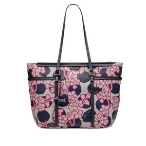 RADLEY LONDON Floral Tote Bag - Pink and Blue